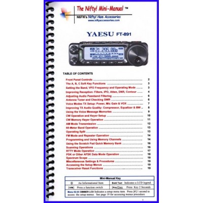 Instruction manual for the Yaesu FT-891